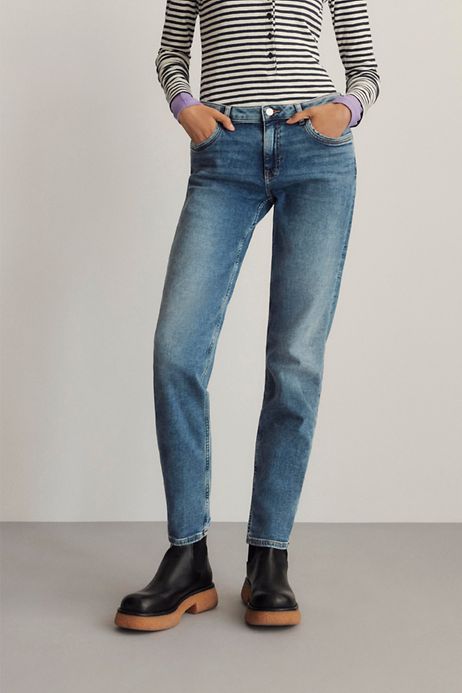 Dames Kleding voor voor Jeans voor Flared jeans Esprit De Corp Shirt Met Lange Mouwen W60648 in het Groen 